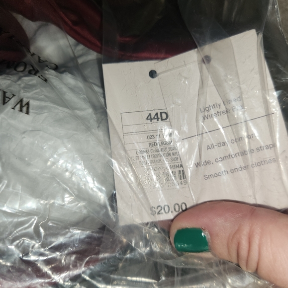 NWT Auden wire free bra 44D - Picture 5 of 11